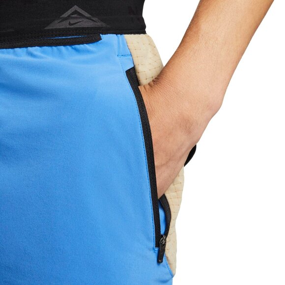 $75 NIKE TRAIL SECOND SUNRISE 5" BRIEF-LINED RUNNING SHORTS DV9311-435 BLUE L - Picture 3 of 9